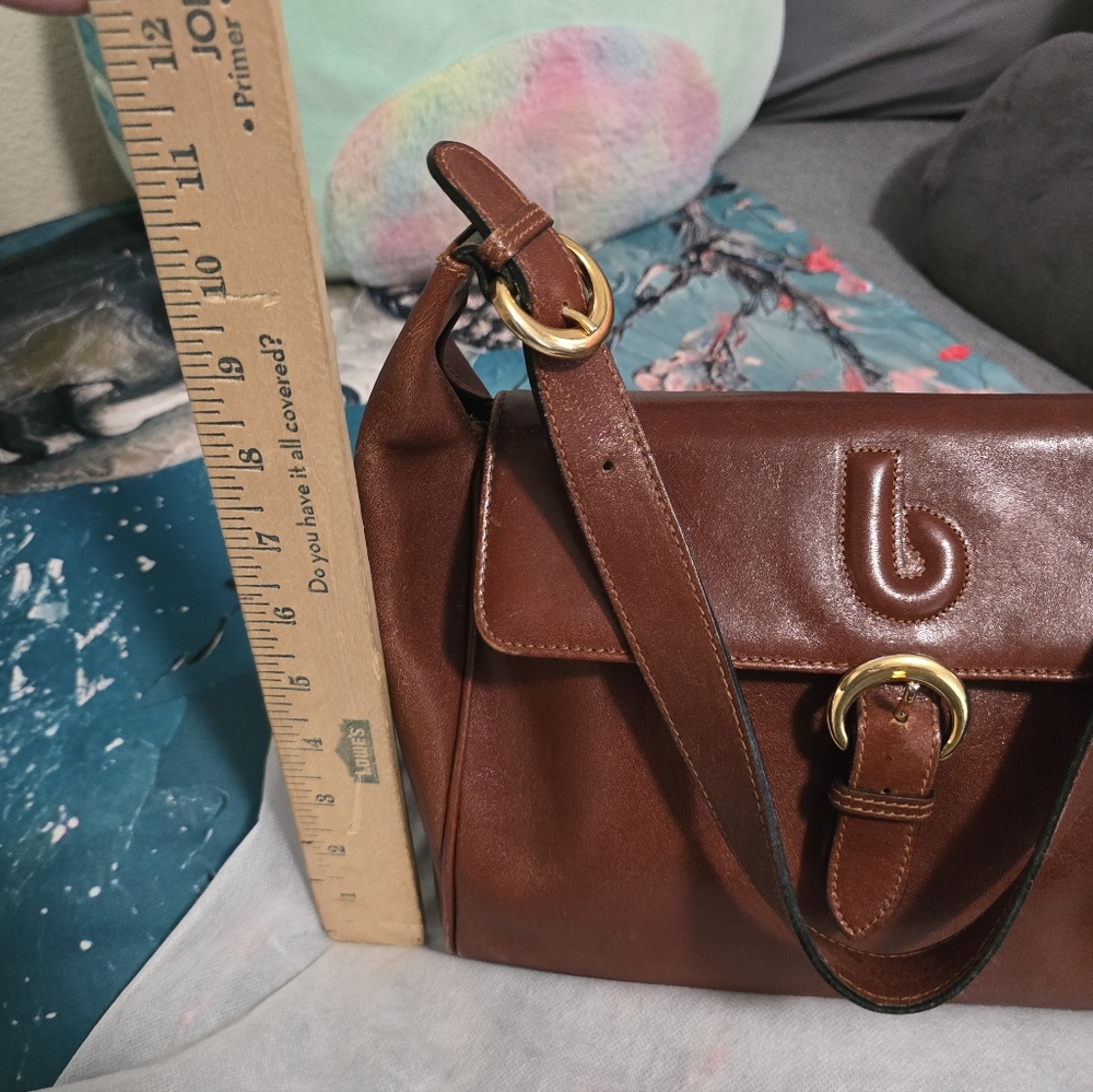 Bettina Vintage Brown Leather Handbag (Made In Italy) - Picture 9 of 9